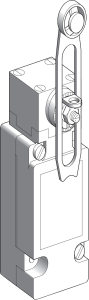 Schalter, 1-polig, 1 Schließer + 1 Öffner, Rollenhebel, Schraubanschluss, IP66, XCKJ110541