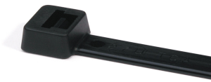 Kabelbinder innenverzahnt, Polyamid, (L x B) 365 x 7.6 mm, Bündel-Ø 5 bis 100 mm, schwarz, -40 bis 105 °C