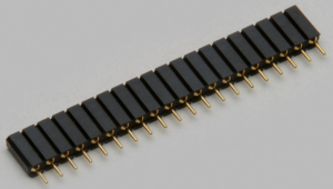 Buchsenleiste, 32-polig, RM 2.54 mm, gerade, schwarz, 10120834