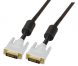 DVI Kabel Dual Link + Analog DVI-D/A 24+5, AWG28, 5m