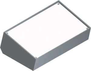 Aluminium-Druckguss Gehäuse, (L x B x H) 311 x 170 x 89 mm, grau, 364.8 GRAU