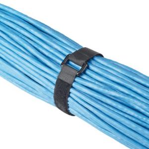 Kabelbinder mit Klettverschluss, lösbar, Nylon, (L x B) 305 x 19.1 mm, Bündel-Ø 50 bis 76 mm, schwarz, -56 bis 93 °C
