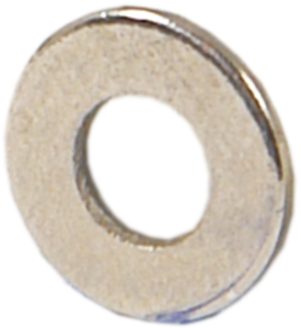 Unterlegscheibe, Innen-Ø 2.7 mm, Außen-Ø 6 mm, Stahl, DIN 125, 21100-721