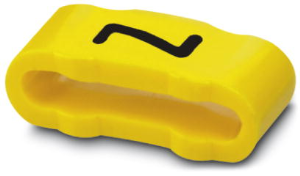PVC Bezeichnungshülse, Aufdruck "Z", (L x B) 11.3 x 4.3 mm, gelb, 0826611:Z