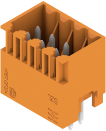Stiftleiste, 8-polig, RM 3.5 mm, gerade, orange, 1728800000