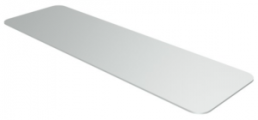 Aluminium Schild, (L x B) 85 x 27 mm, silber, 1 Stk