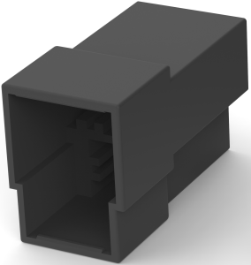 Isoliergehäuse für 6,35 mm, 3-polig, Polyamid, UL 94V-2, schwarz, 180940-5