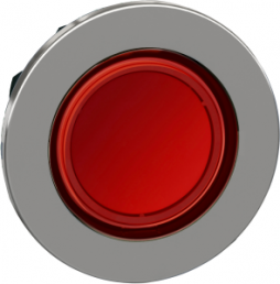 Frontelement, unbeleuchtet, tastend, Bund rund, rot, Einbau-Ø 30.5 mm, ZB4FA48