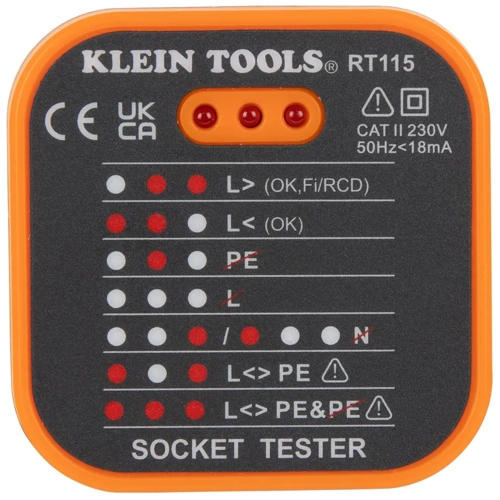 RT115 Klein Tools VDE-Tester, Installationstester, Isolationsmessgeräte Bild 2