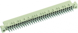 Federleiste, Typ B, 64-polig, a-b, RM 2.54 mm, Einpressanschluss, gerade, 09022642850