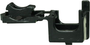Zugentlastung Heyman 1832, Kabeldurchmesser 5,6 bis 7,4 mm, Wandstärke 0,8 bis 2,5 mm, PA 6.6, schwarz