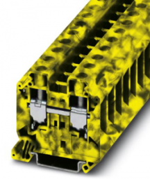 Durchgangsklemme, Schraubanschluss, 1,5-25 mm², 2-polig, 76 A, 8 kV, gelb/schwarz, 3047663