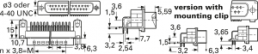 D-Sub Stecker, 9-polig, Standard, bestückt, gerade, Einlötstift, 8-1393480-5
