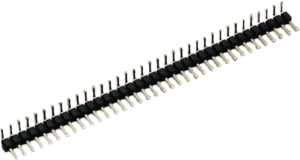 Stiftleiste, 36-polig, RM 2.54 mm, abgewinkelt, schwarz, 10120185