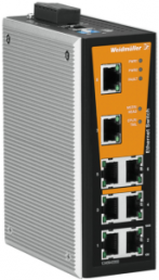 Ethernet Switch, managed, 8 Ports, 100 Mbit/s, 12-48 VDC, 1240940000