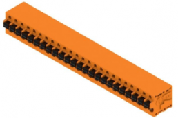 Leiterplattenklemme, 24-polig, RM 5.08 mm, 0,12-2,5 mm², 20 A, Federklemmanschluss, orange, 1330950000