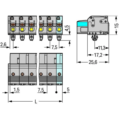2721-209/008-000 WAGO Steckverbindersysteme Bild 2