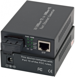 Media Konverter RJ45-STP/SC 1310nm/10km,Fast Ethernet, SM