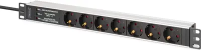 DN-95441 DIGITUS Steckdosenleisten und Kabeltrommel Bild 1