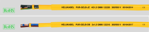 PVC Steuerleitung PUR-GELB 2 x 1,0 mm², AWG 18, gelb