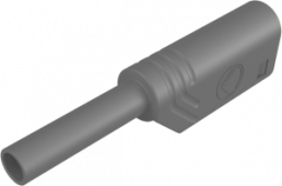 2 mm Stecker, Lötanschluss, 0,5-1,0 mm², CAT III, grau, MST S WS 30 AU GR