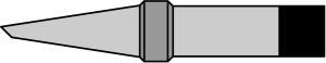 Lötspitze, Rundform, (L x B) 33 x 1.6 mm, PT AA8