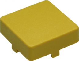 Blende, quadratisch, (L x B x H) 14 x 14 x 5.5 mm, gelb, für Kurzhubtaster, 5.46.681.001/0409