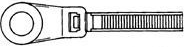 Kabelbinder, Polyamid, (L x B) 200 x 4.8 mm, Bündel-Ø 54 mm, natur