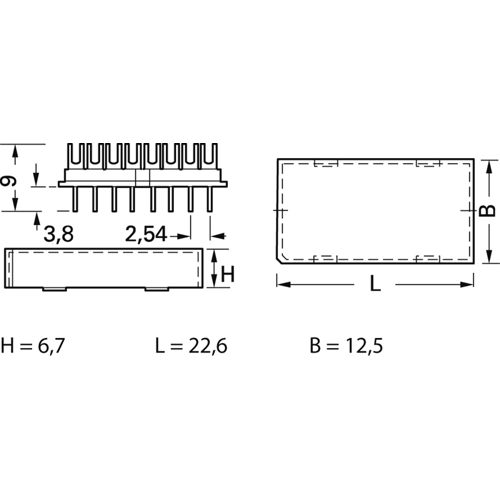 DILS 16 GA LO Fischer Elektronik Steckverbindersysteme Bild 3