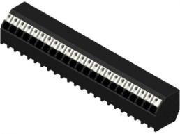 Leiterplattenklemme, 23-polig, RM 3.5 mm, 0,13-1,5 mm², 12 A, Federklemmanschluss, schwarz, 1885390000