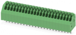 Leiterplattenklemme, 23-polig, RM 2.5 mm, 0,14-0,5 mm², 2 A, Federklemmanschluss, grün, 1989955