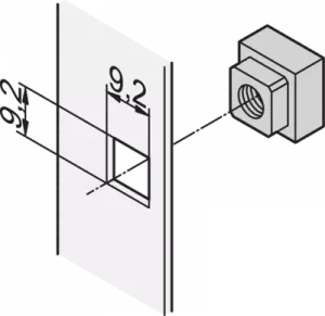 21100-558 SCHROFF Muttern, Scheiben, Ringe