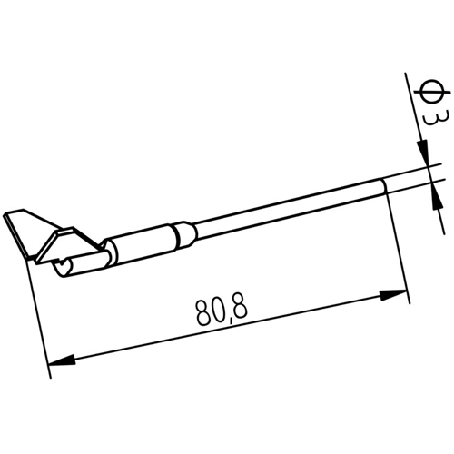 0452QDLF125 Ersa Lötspitzen, Entlötspitzen und Heißluftdüsen Bild 2