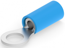 Isolierter Ringkabelschuh, 1,25-2,0 mm², AWG 16, 5 mm, blau
