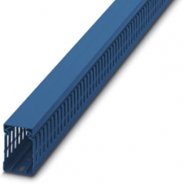 Verdrahtungskanal, (L x B x H) 2000 x 40 x 60 mm, PVC, blau, 3240310
