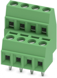 Leiterplattenklemme, 8-polig, RM 3.81 mm, 0,14-1,5 mm², 8 A, Schraubanschluss, grün, 1708042