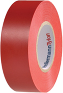 Isolierband, 19 x 0.15 mm, PVC, rot, 20 m, 710-00152