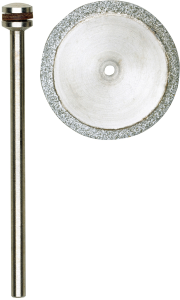 Diamantierte Trennscheibe, Ø 20 mm + 1 Träger