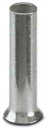 Unisolierte Aderendhülse, 0,5 mm², 6 mm lang, silber, 3200218