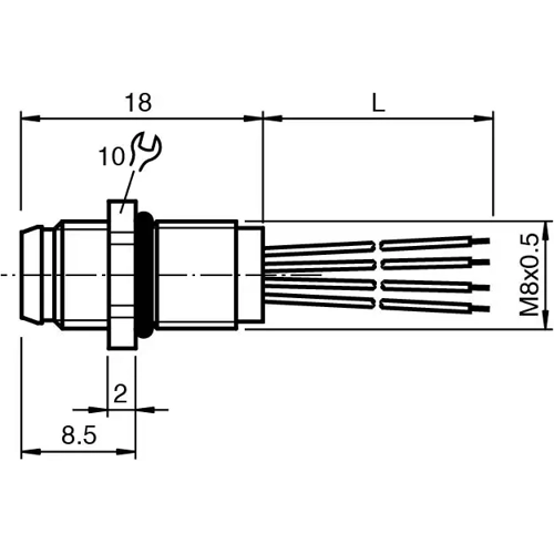 456944 PEPPERL+FUCHS Sensor-Aktor Rundsteckverbinder Bild 2
