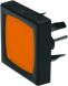 Kurzhubtaster, 1 Schließer, 125 mA/48 VDC, unbeleuchtet, Betätiger (schwarz/orange), 3 N, Lötanschluss