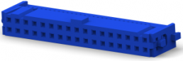 Buchsengehäuse, 34-polig, RM 2.54 mm, gerade, blau, 1-1658526-8