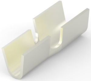 Crimpverbinder, unisoliert, 0,823-1,0 mm², AWG 18 bis 16, weiß, 9.52 mm