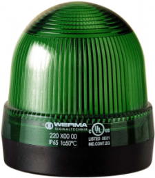 Dauerleuchte, Ø 75 mm, grün, 12-230 V AC/DC, Ba15d, IP65