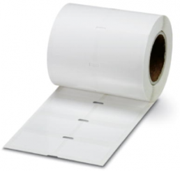 Polyester Etikett, (L x B) 15 x 6 mm, weiß, Rolle mit 5 Stk