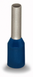 Isolierte Aderendhülse, 2,5 mm², 15 mm/8 mm lang, blau, 216-206