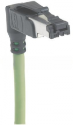 PVC Datenkabel, Cat 5, 4-adrig, AWG 22, grün, 09470300002