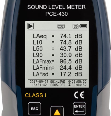 PCE-430-EKIT PCE Instruments Luxmeter, Schallpegelmesser, Magnetfeldtester Bild 2