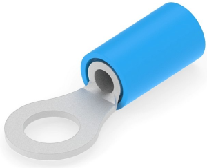 Isolierter Ringkabelschuh, 1,0-2,6 mm², AWG 16 bis 14, 5.26 mm, M5, blau