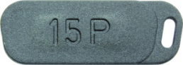 Abdeckkappe für D-Sub Stecker, Gehäusegröße 2 (DA), 15-polig, 09670150611